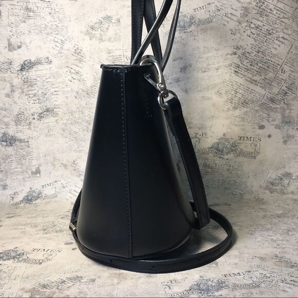 Expressions NYC Vegan Leather Mini Satchel Bucket - Picture 4 of 11